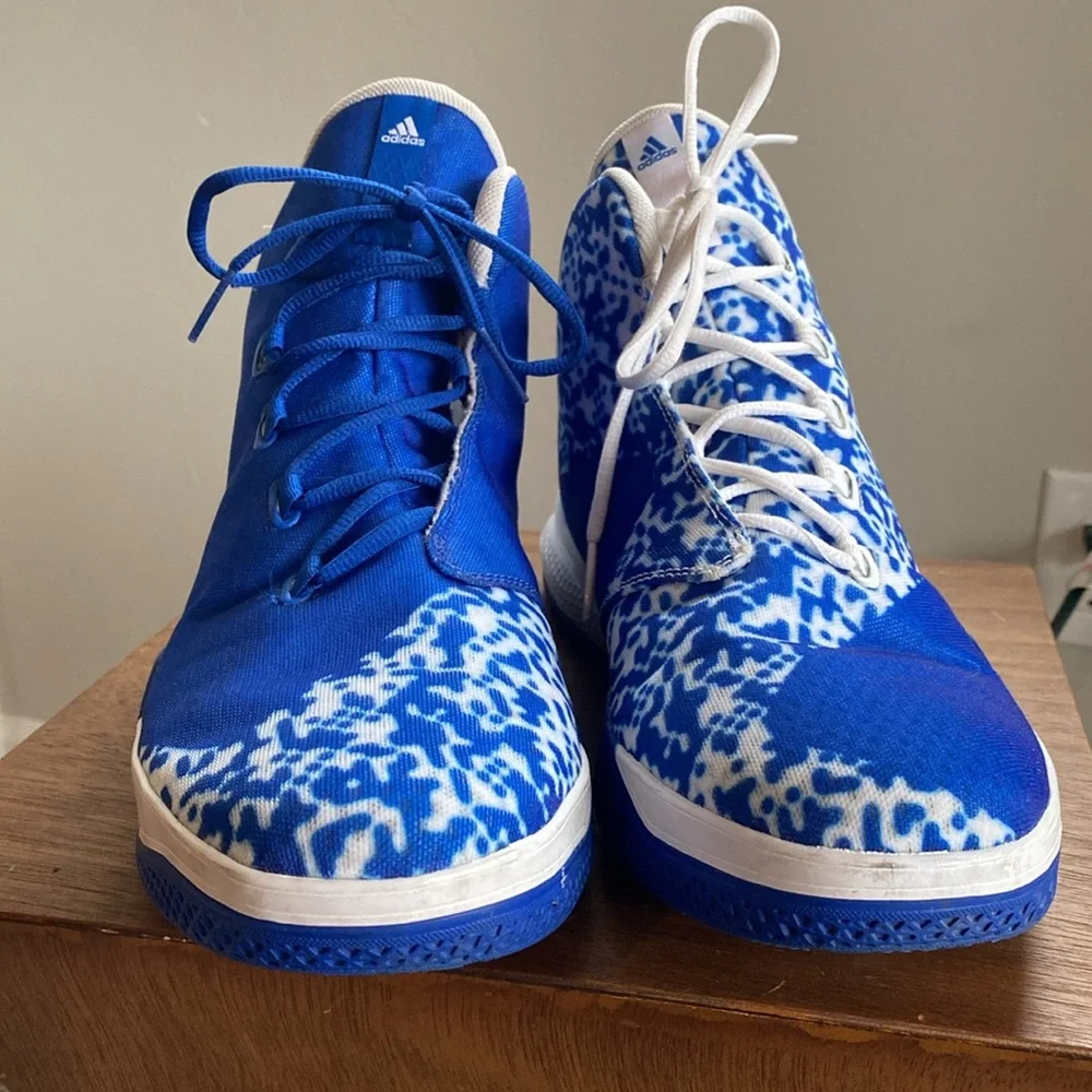 Adidas Light Em Up 2 Blue Basketball Bounce Shoes Sneakers, Men’s 13.5